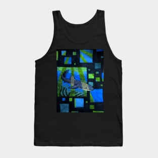 Dogfish Shark- Graphic Illustration Edit Tank Top